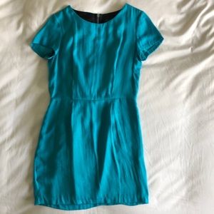 Rag & Bone teal dress.